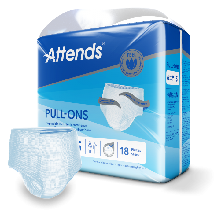 ATTENDS PULL-ONS 6 S - 18 st - incontinentiebroekjes